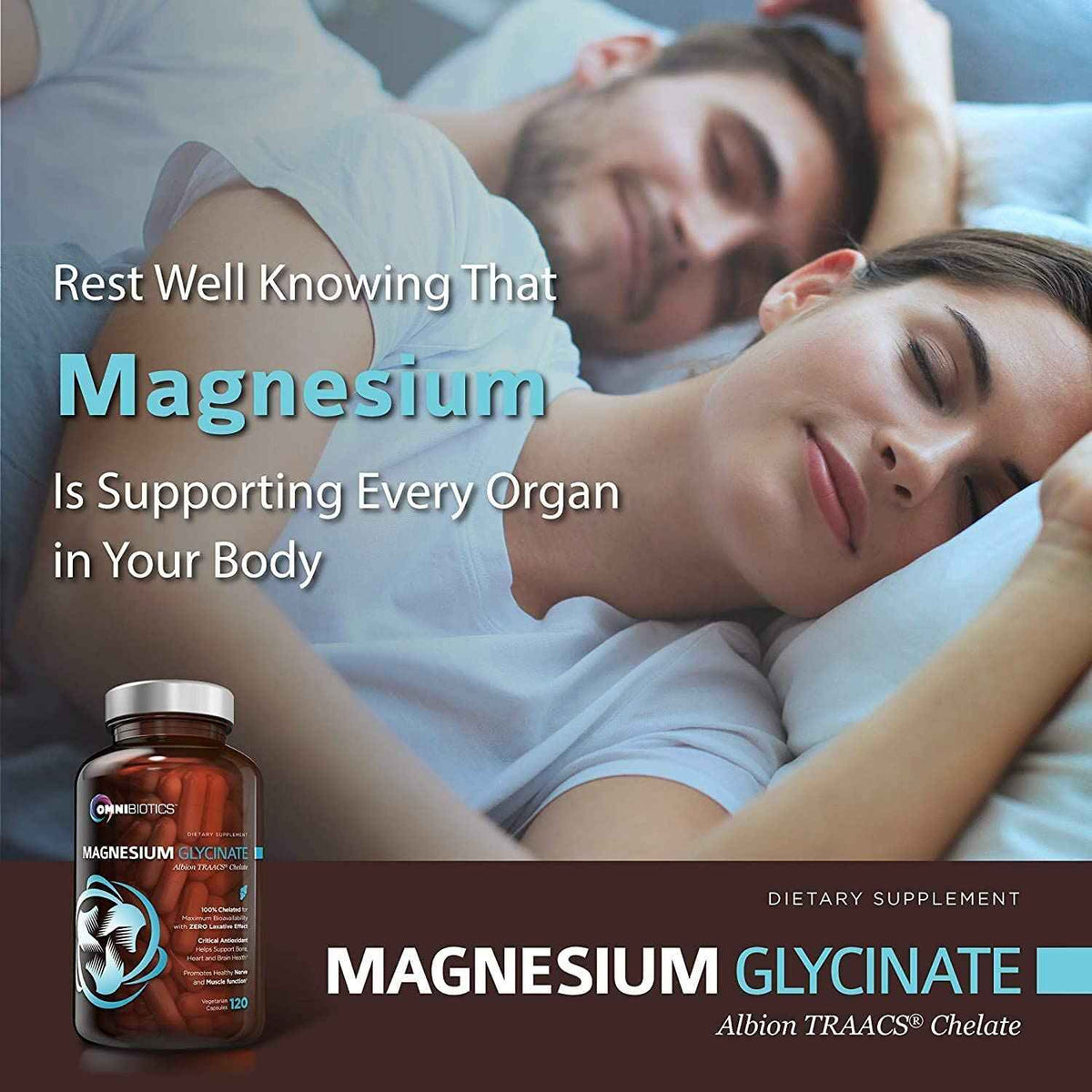 Magnesium Glycinate Supplement - Albion TRAACS® Chelate