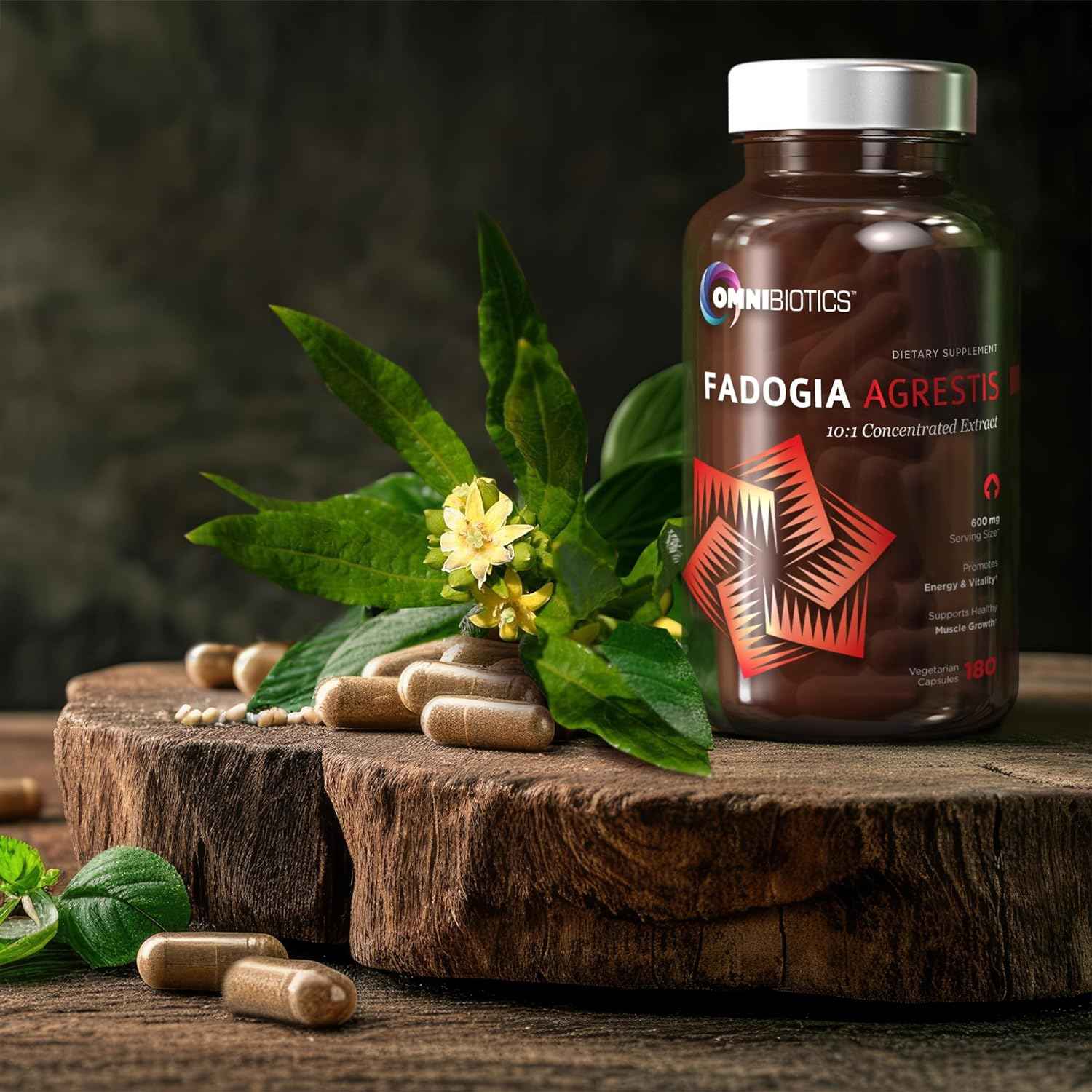 OmniBiotics Fadogia Agrestis Supplement 180 Vegan Capsules