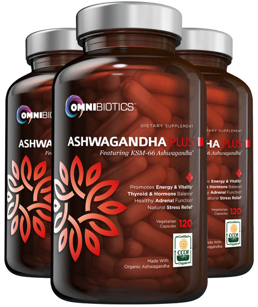 Organic Ashwagandha 3 Bottle Bundle